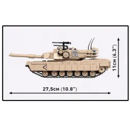 Cobi Klocki M1A2 Abrams 1025 klocków Armed Forces bardzo duży zestaw nr kat. COBI-2632