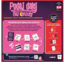 Rebel Gra Podaj dalej! Bez cenzury – gra karciana dla dorosłych