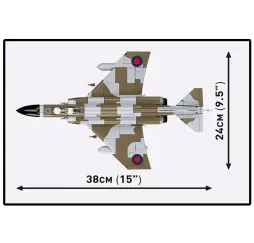 Cobi Klocki F-4M Phantom II Armed Forces 728 elementów duży zestaw