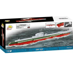 Cobi Klocki ORP Sęp 190 elementów Historical Collection mały zestaw nr kat. COBI-4856