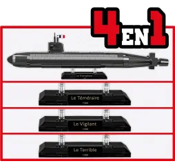 Cobi Sous-Marin SNLE klocki konstrukcyjne 643 el.