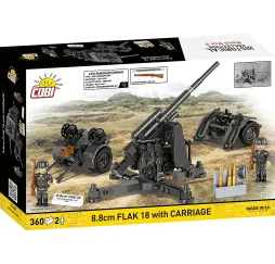 Cobi Klocki 8.8 cm Flak z wózkiem 360 elementów Historical Collection