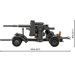 Cobi Klocki 8.8 cm Flak z wózkiem 360 elementów Historical Collection