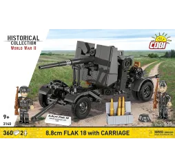 Cobi Klocki 8.8 cm Flak z wózkiem 360 elementów Historical Collection