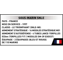 Cobi Sous-Marin SNLE klocki konstrukcyjne 643 el.