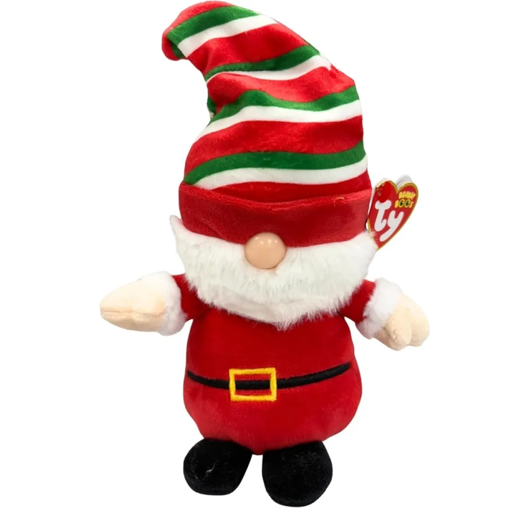 Ty Czerwony gnom Gnewman maskotka świąteczna Meteor 15 cm