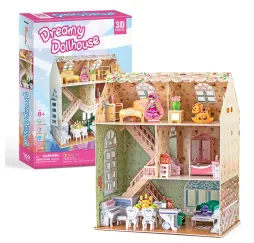 Cubic Fun Puzzle 3D Dreamy domek dla lalek – modelarstwo