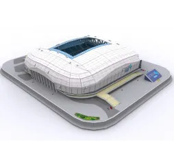 Cubic Fun Puzzle 3D Stadion Lech Poznań – modelarstwo dla fanów