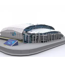 Cubic Fun Puzzle 3D Stadion Lech Poznań – modelarstwo dla fanów