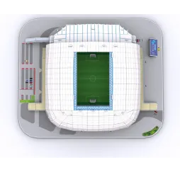 Cubic Fun Puzzle 3D Stadion Lech Poznań – modelarstwo dla fanów