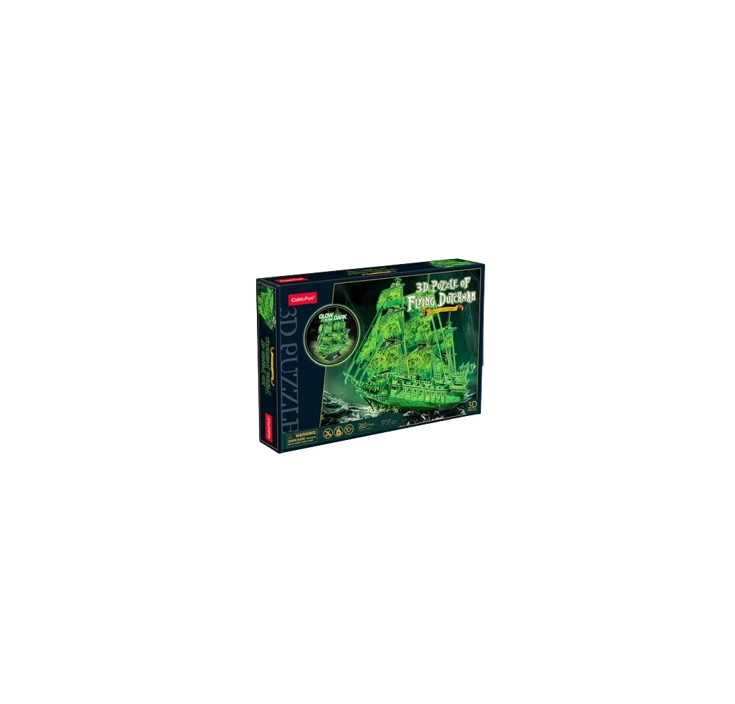 Latający Holender świecący – puzzle 3D Cubic Fun Modelarstwo