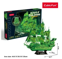 Latający Holender świecący – puzzle 3D Cubic Fun Modelarstwo