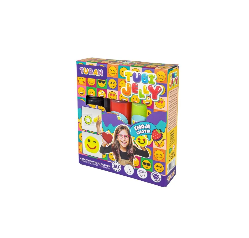 Tuban Tubi Jelly Emotki – zestaw kreatywny 3D dla dzieci 8+