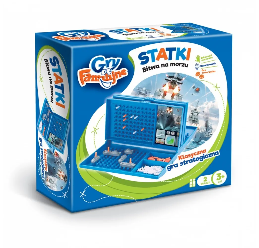Madej Gra statki – klasyczna gra planszowa dla dzieci 3+