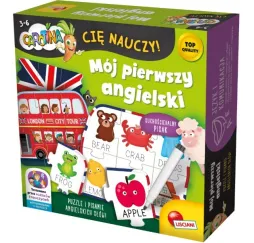 Carotina Mój pierwszy angielski – gra edukacyjna Lisciani 3+