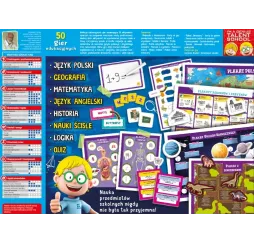 Lisciani I'M A Genius 50 Gier edukacyjnych – gry planszowe 5+