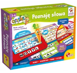 Lisciani Carotina Poznaje słowa – gra edukacyjna dla dzieci 3+