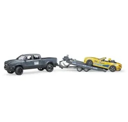 Bruder Dodge RAM 2500 z lawetą – pojazd dla dzieci 3+