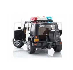 Bruder Jeep Wrangler Rubicon policja z figurką – pojazd 1:16