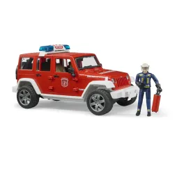 Bruder Jeep Wrangler Straż Pożarna – pojazd z figurką 4+