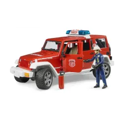 Bruder Jeep Wrangler Straż Pożarna – pojazd z figurką 4+