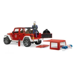 Bruder Jeep Wrangler Straż Pożarna – pojazd z figurką 4+
