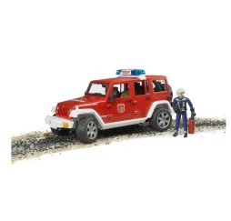 Bruder Jeep Wrangler Straż Pożarna – pojazd z figurką 4+