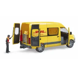 Bruder Bus MB Sprinter DHL z figurką – pojazdy dla dzieci