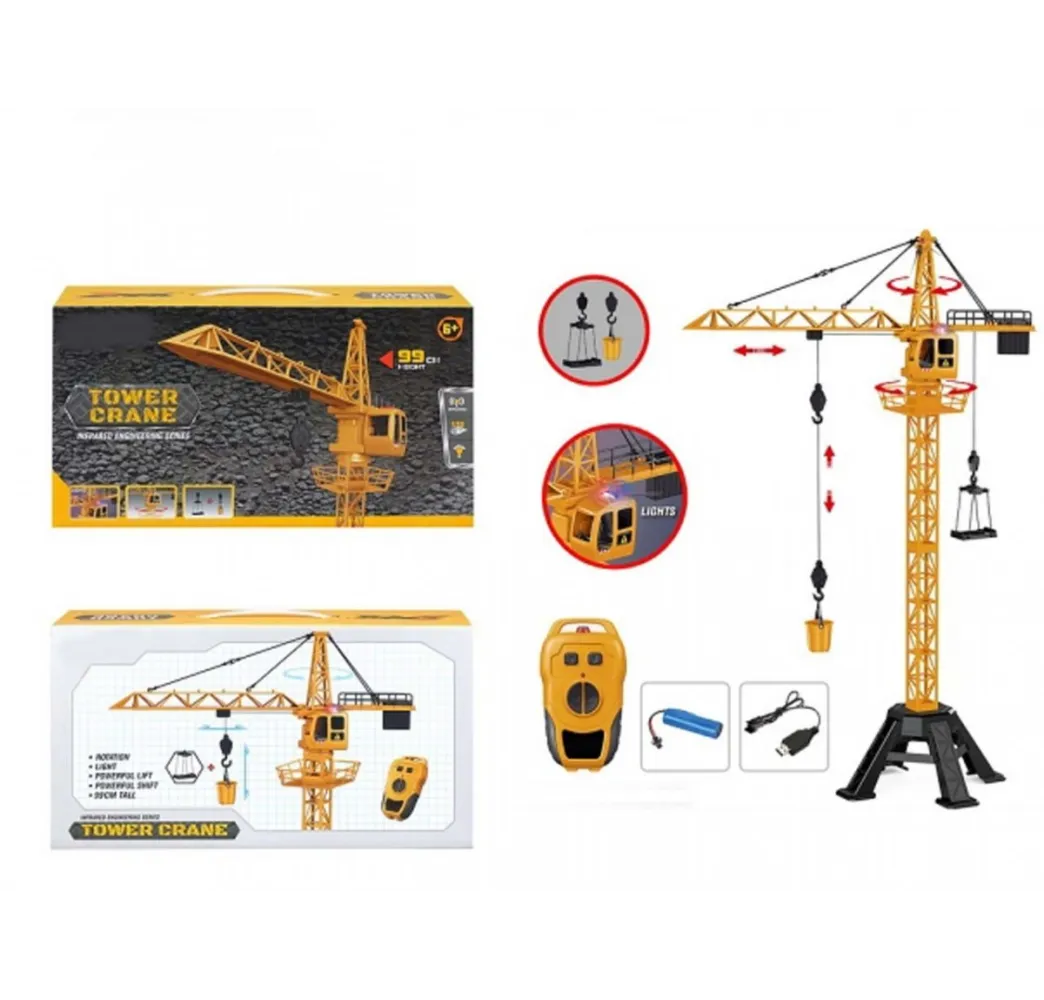 Madej Dźwig R/C – pojazd zdalnie sterowany dla dzieci 6+