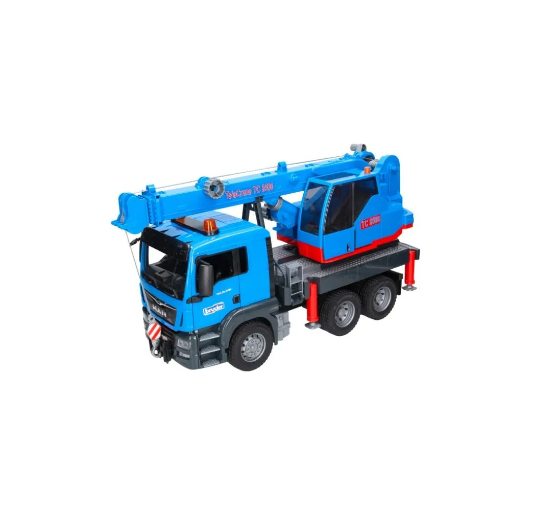 Bruder Ciężarówka MAN TGS z dźwigiem – pojazdy dla dzieci