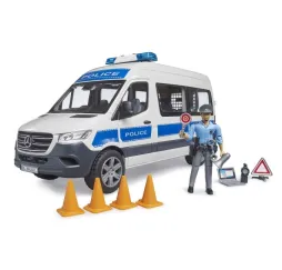 Bruder Mercedes-Benz Sprinter policyjny – pojazd z figurką