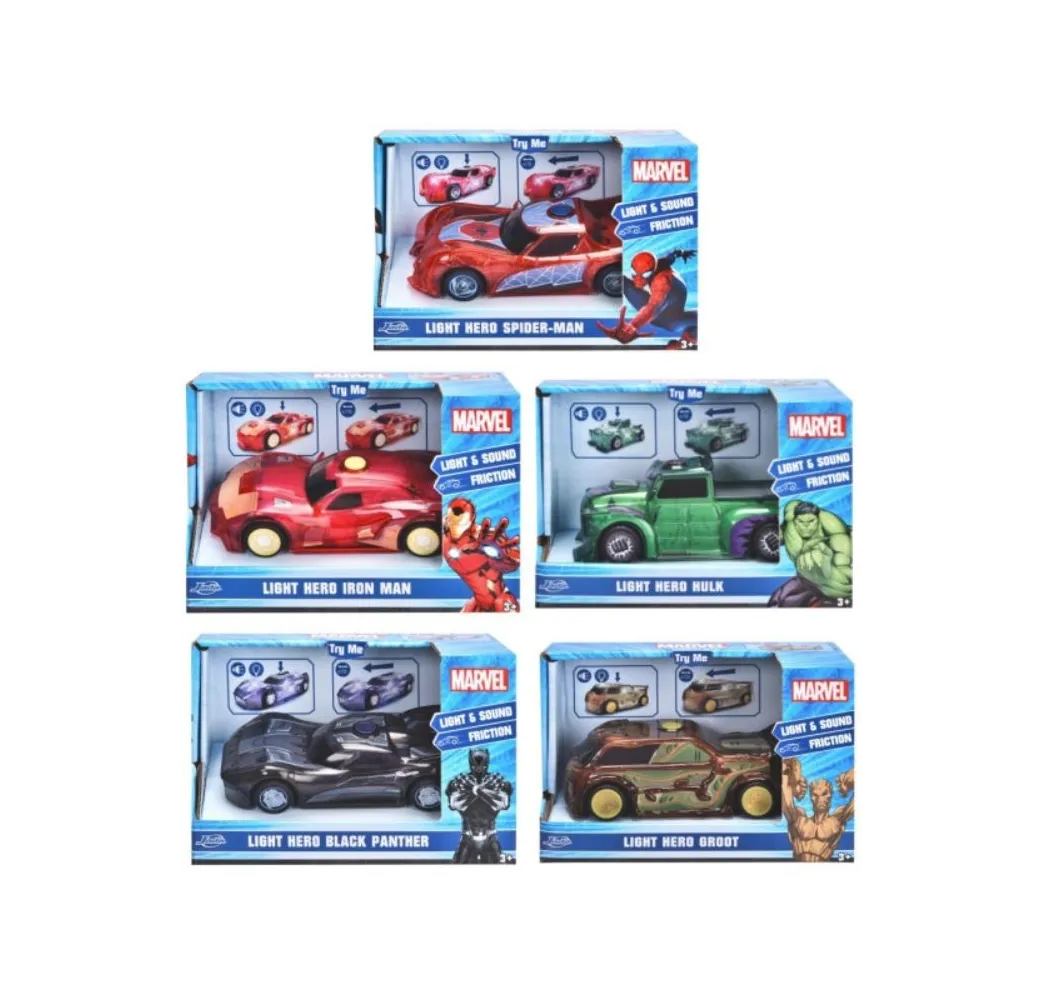 Marvel pojazd ze światłem i dźwiękiem 1/32 – Jada Toys