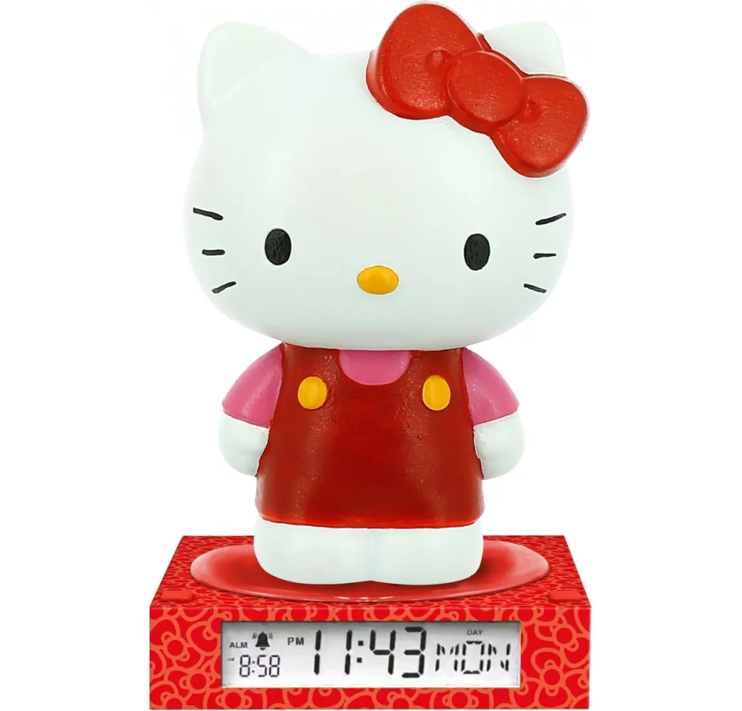 Hello Kitty lampka 3D z budzikiem – zegarki i budziki Kids Euroswan