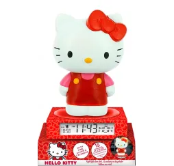 Hello Kitty lampka 3D z budzikiem – zegarki i budziki Kids Euroswan