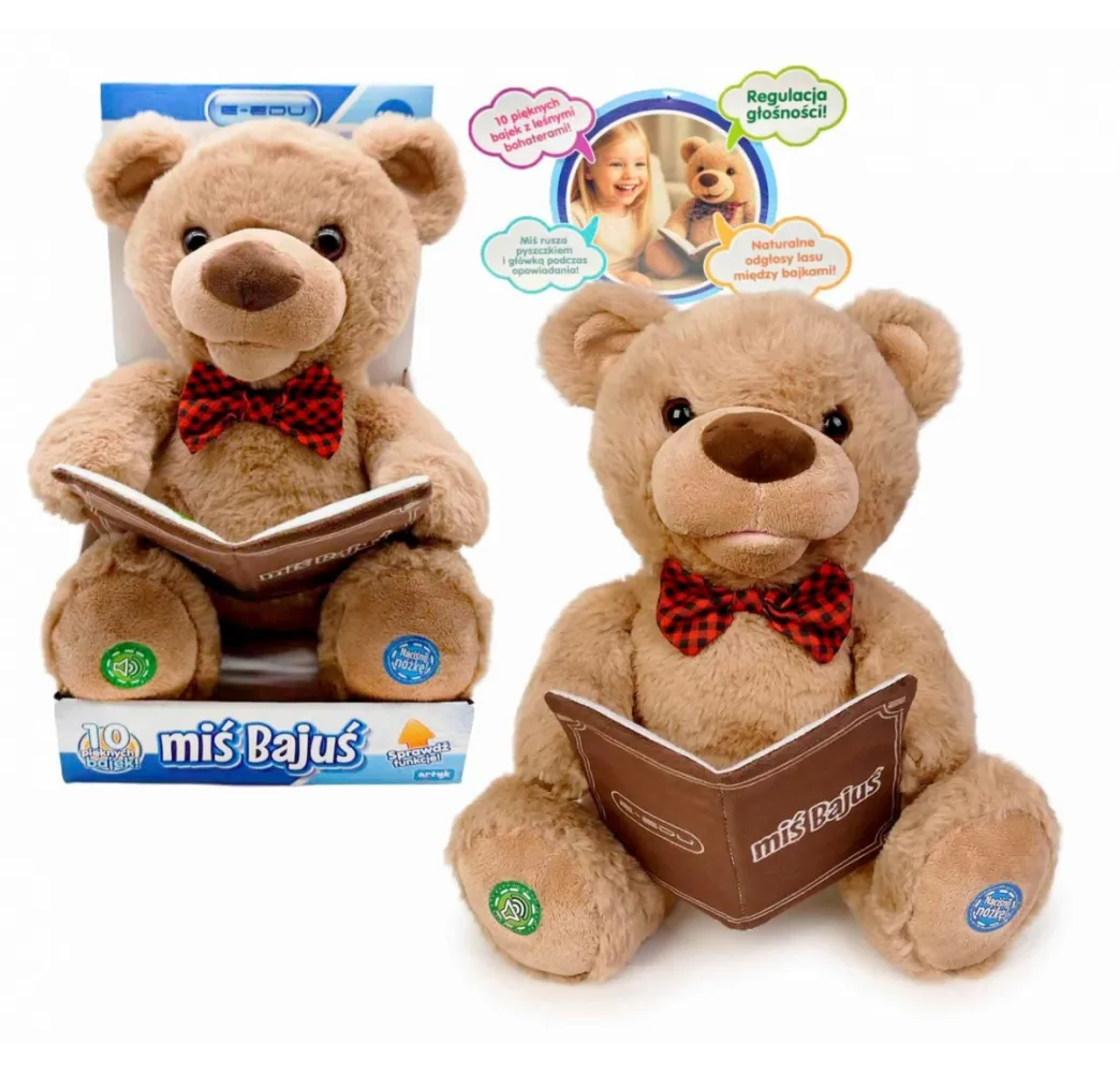 Maskotka interaktywna Miś Bajuś E-Edu