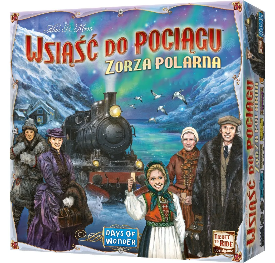 Wsiąść do Pociągu Zorza Polarna – gra planszowa Rebel