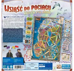 Wsiąść do Pociągu Zorza Polarna – gra planszowa Rebel