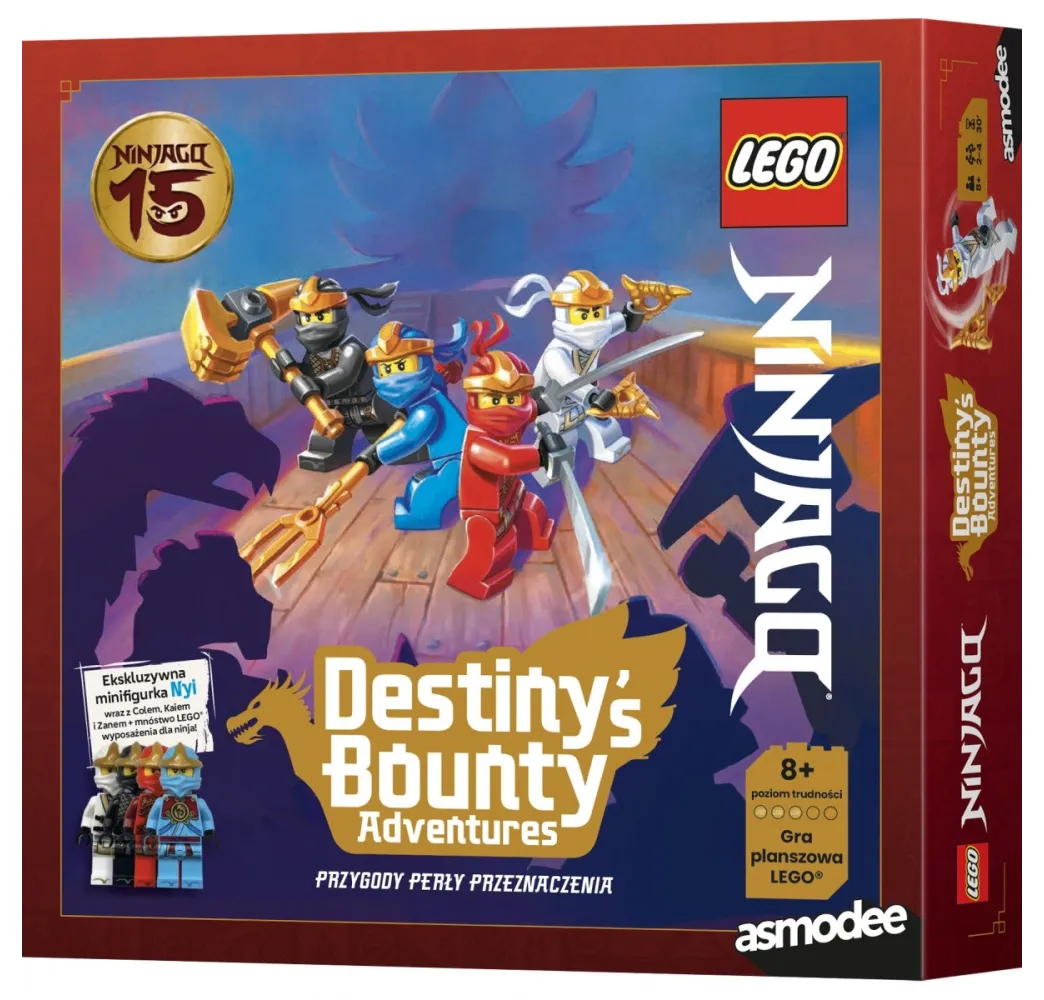 NINJAGO Przygody Perły Przeznaczenia – gra planszowa Rebel