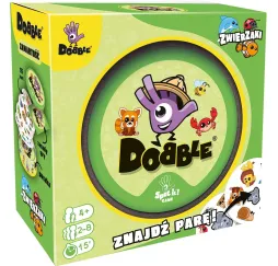 Dobble Zwierzaki Eco gra karciana Rebel 4+