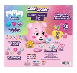 Care Bears Naklejkomat 3D Epee zestaw kreatywny
