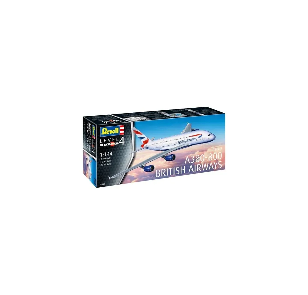 Revell Airbus A380 British Airways – model plastikowy