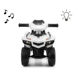 Milly Mally Monster biały jeździk quad dla malucha