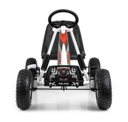 Milly Mally Thor biały gokart na pedały dla dzieci