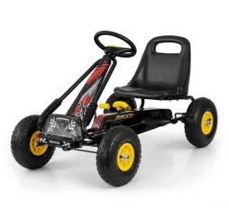 Milly Mally Thor czarny gokart na pedały 3+