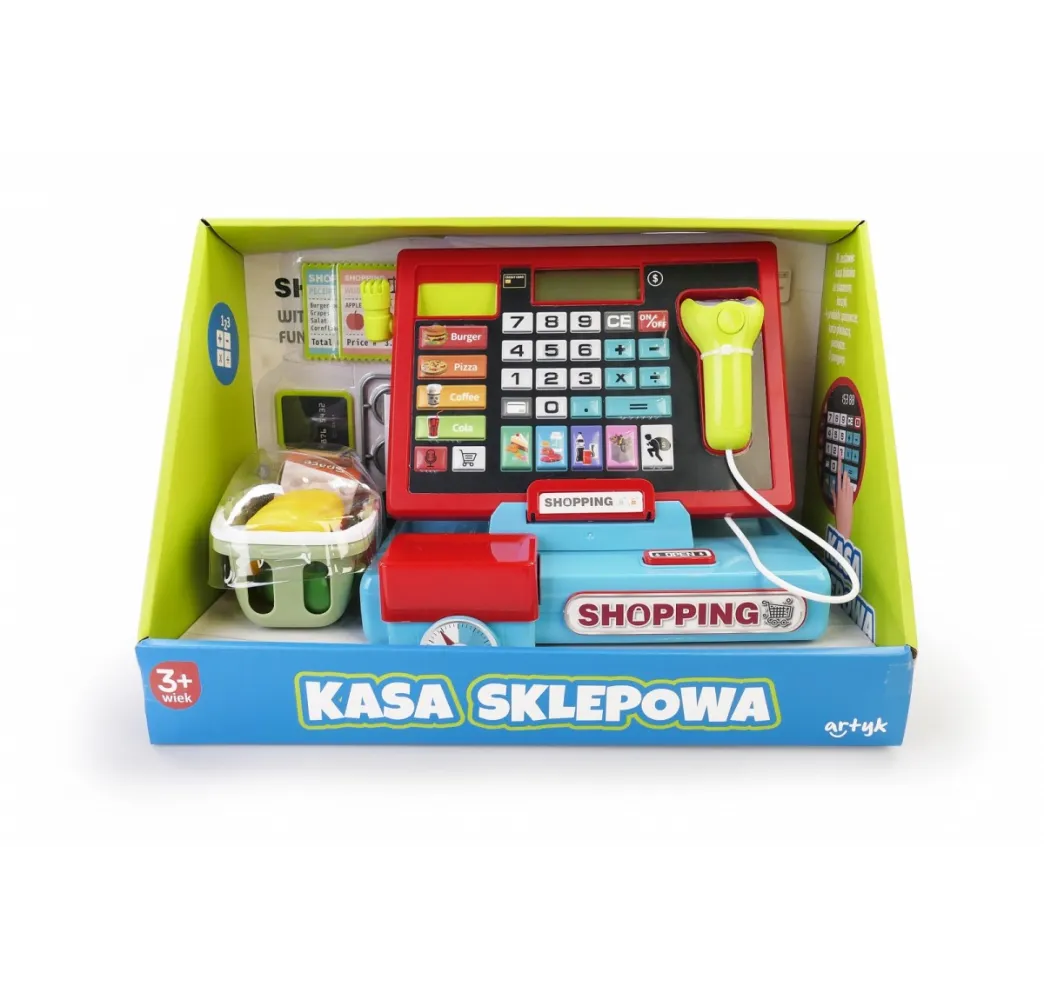 Artyk Kasa fiskalna ze skanerem i wagą z koszykiem nr kat. 142543