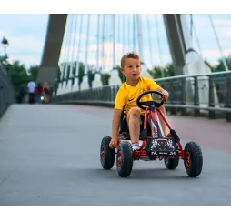 Milly Mally Thor czarny gokart na pedały 3+