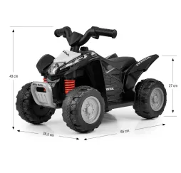 Quad Honda ATV czarny Milly Mally na akumulator