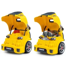 Milly Mally Zestaw mechanik warsztat silnik rozkręcalny N-Gine żółty