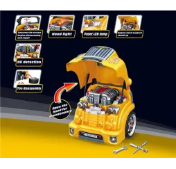 Milly Mally Zestaw mechanik warsztat silnik rozkręcalny N-Gine żółty