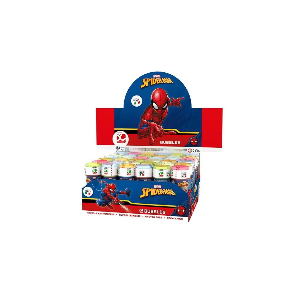 Spiderman bańki mydlane 60 ml display 36 szt. Artyk